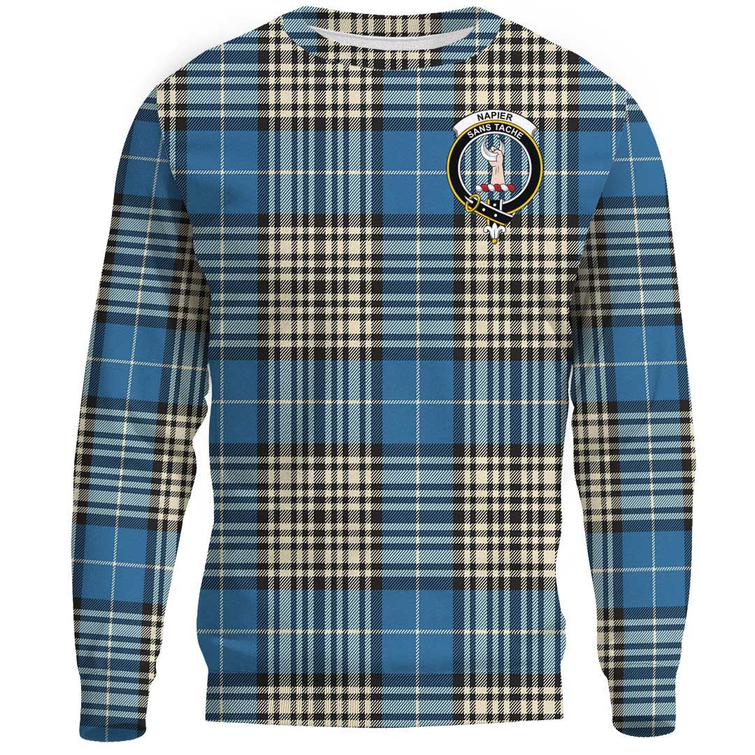 Napier Ancient Tartan Crest Sweatshirt