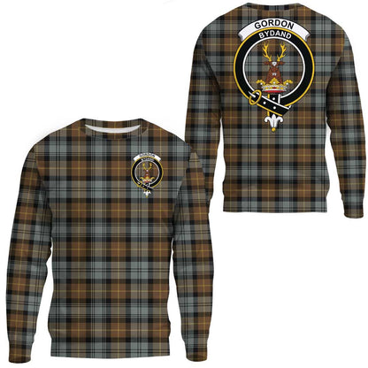 Gordon Weathered Tartan Crest Sweatshirt