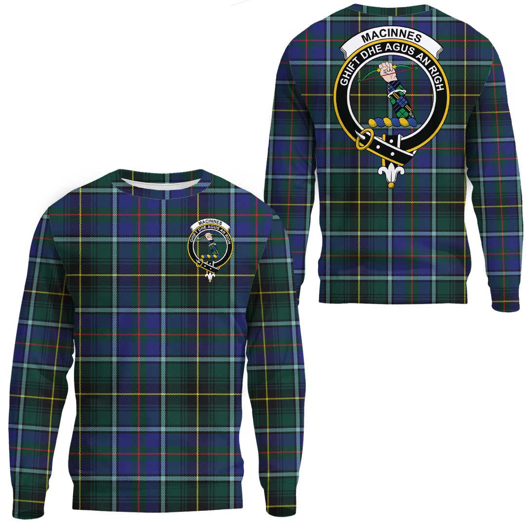 MacInnes Modern Tartan Crest Sweatshirt