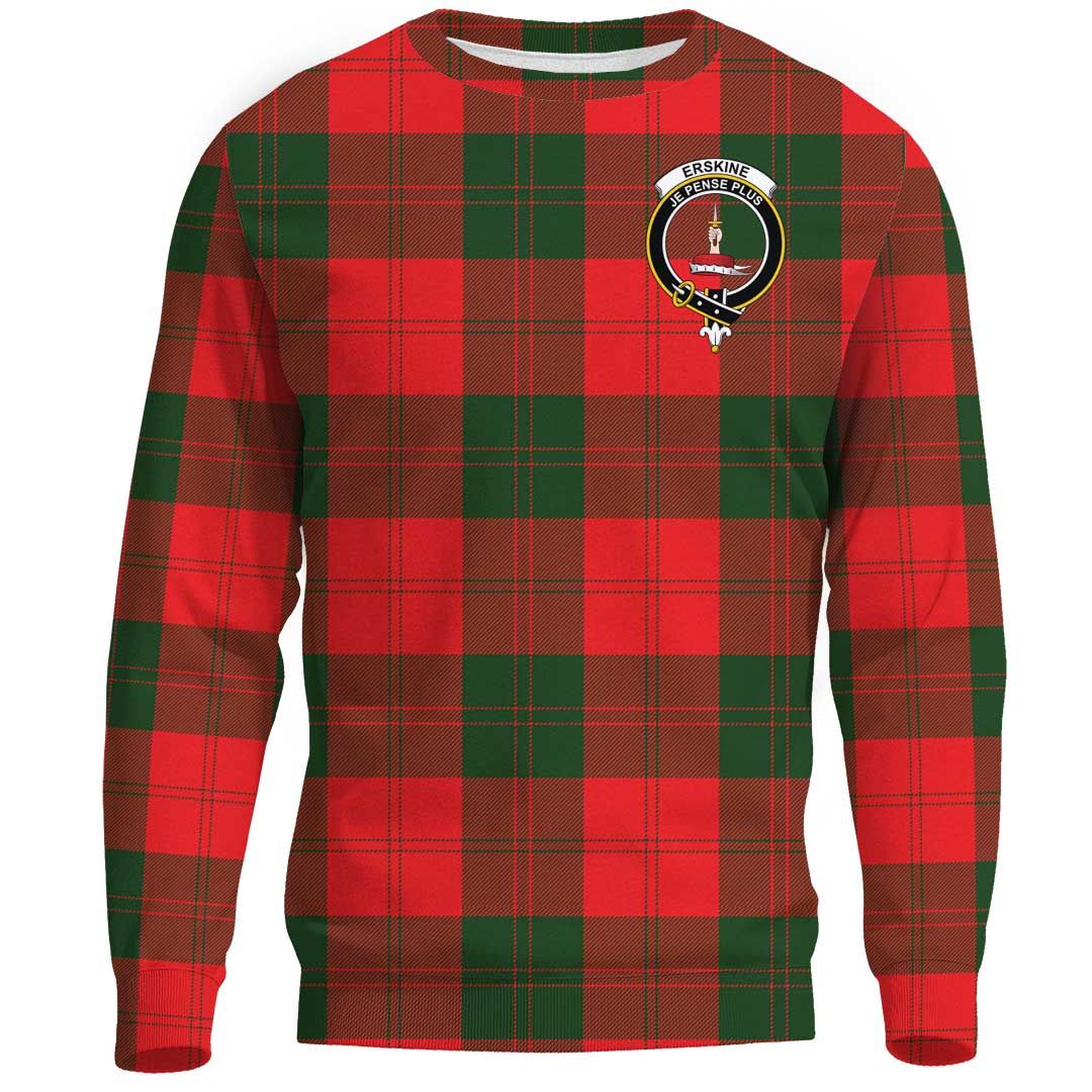 Erskine Modern Tartan Crest Sweatshirt