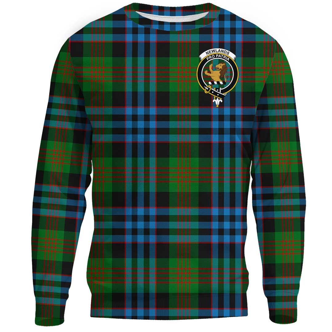 Newlands of Lauriston Tartan Crest Sweatshirt