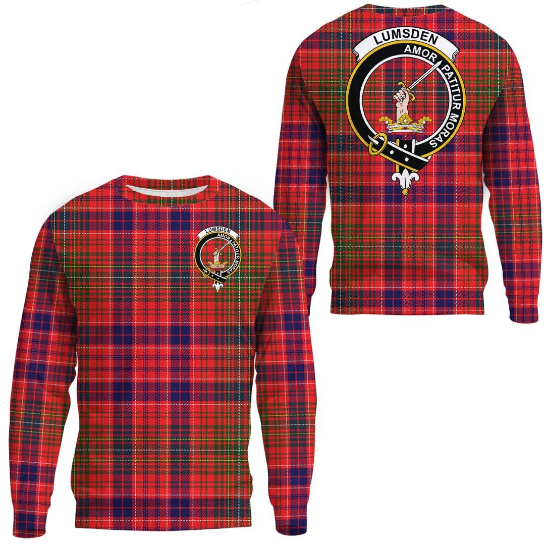 Lumsden Modern Tartan Crest Sweatshirt