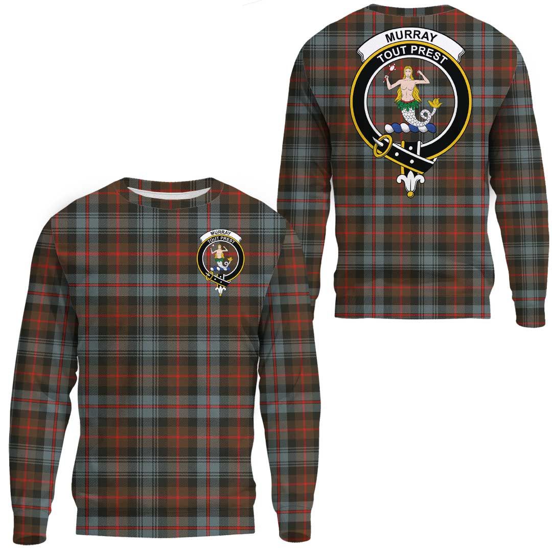 Murray of Atholl Weathered Tartan Crest Sweatshirt