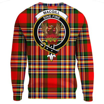 MacGill Modern Tartan Crest Sweatshirt