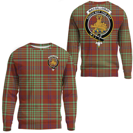 MacGillivray Hunting Ancient Tartan Crest Sweatshirt