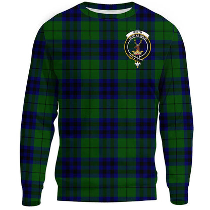 Keith Modern Tartan Crest Sweatshirt