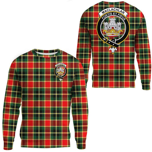 MacLachlan Hunting Modern Tartan Crest Sweatshirt