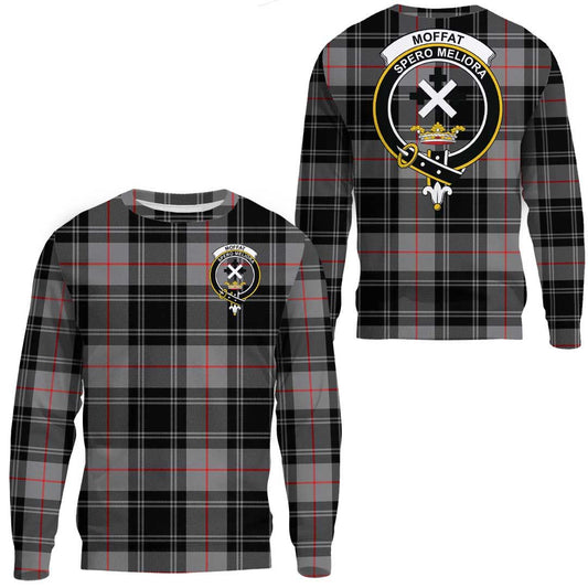 Moffat Modern Tartan Crest Sweatshirt