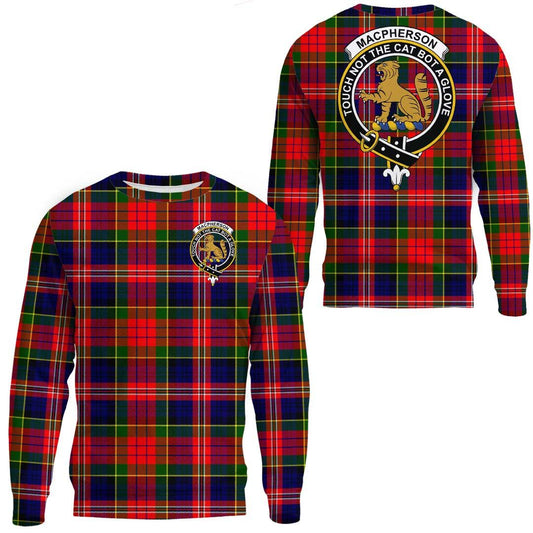 MacPherson Modern Tartan Crest Sweatshirt