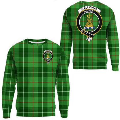 Galloway District Tartan Crest Sweatshirt