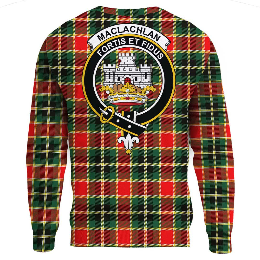 MacLachlan Hunting Modern Tartan Crest Sweatshirt