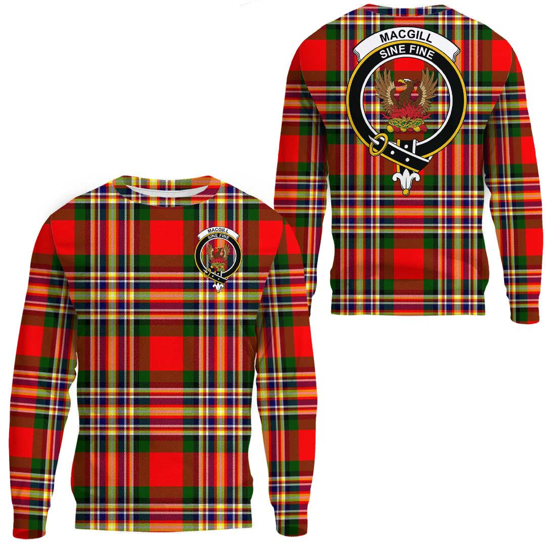 MacGill Modern Tartan Crest Sweatshirt