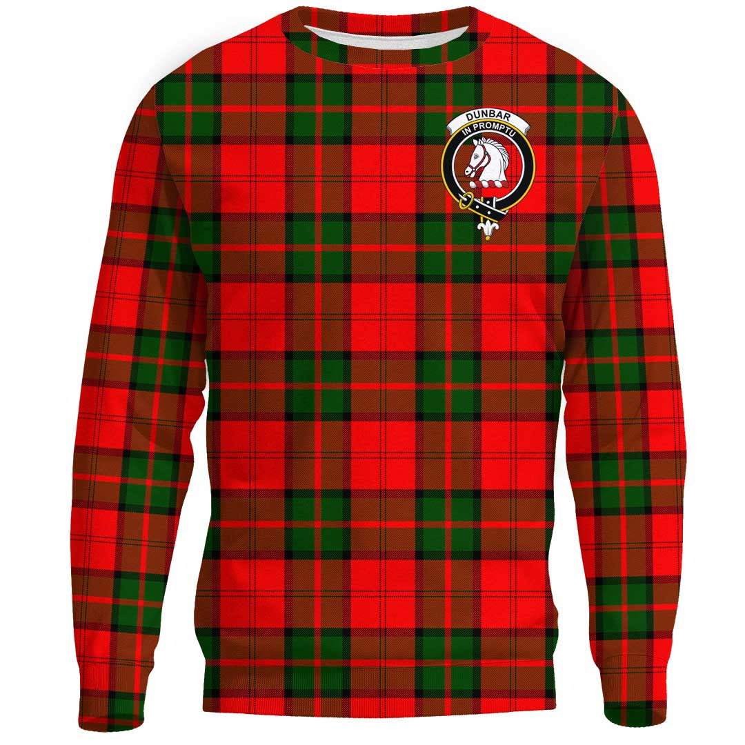 Dunbar Modern Tartan Crest Sweatshirt