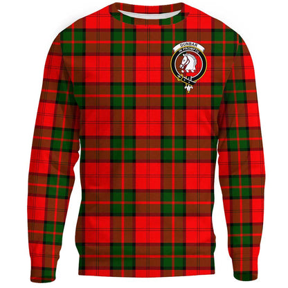 Dunbar Modern Tartan Crest Sweatshirt