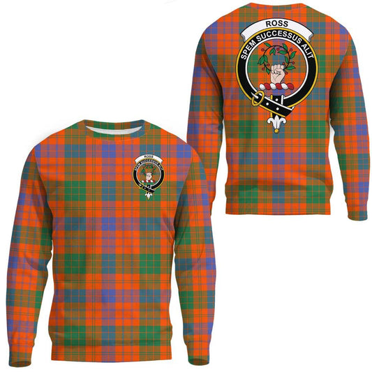 Ross Ancient Tartan Crest Sweatshirt