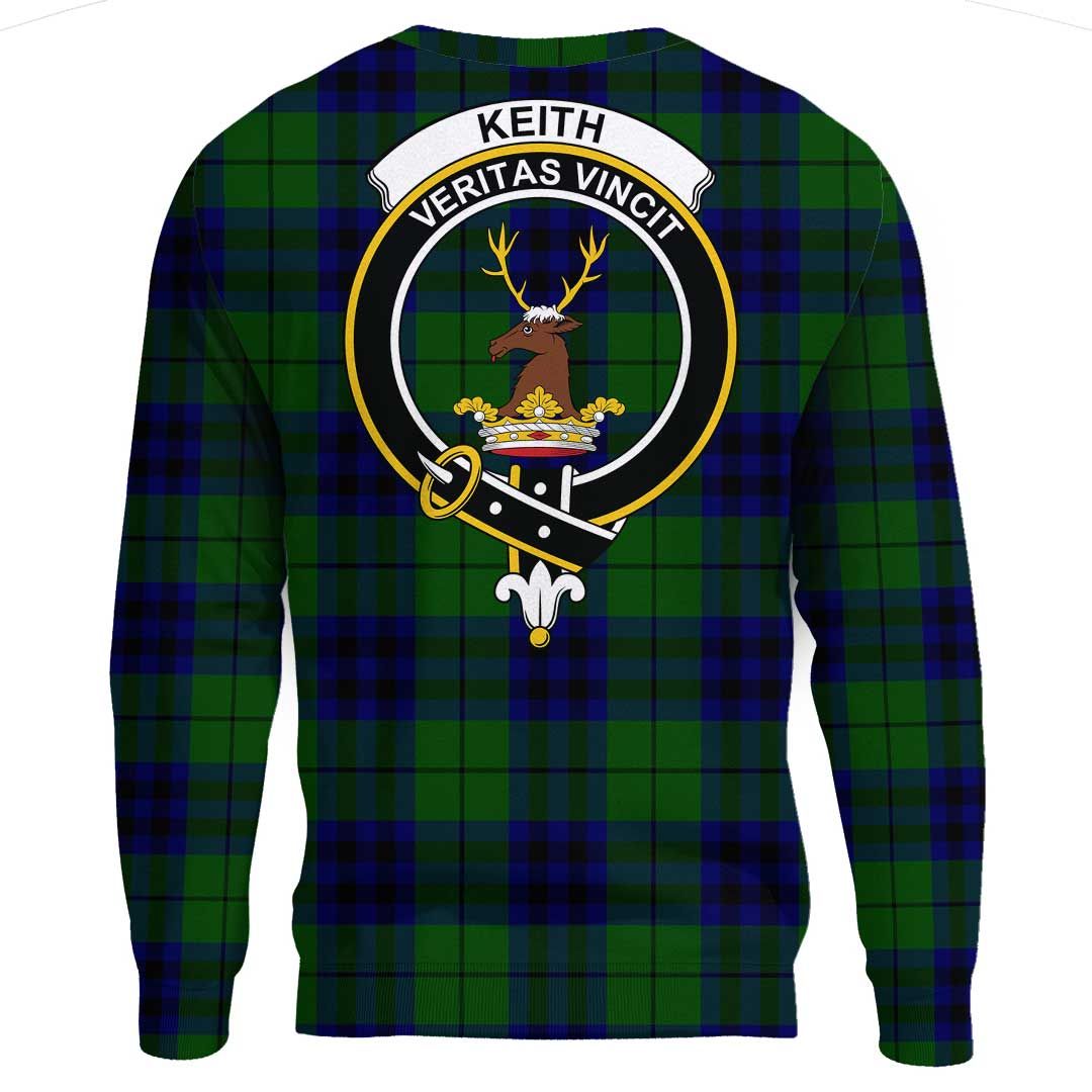 Keith Modern Tartan Crest Sweatshirt