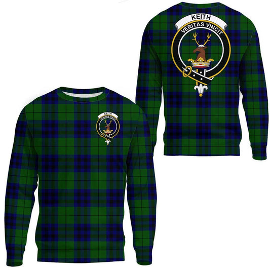 Keith Modern Tartan Crest Sweatshirt