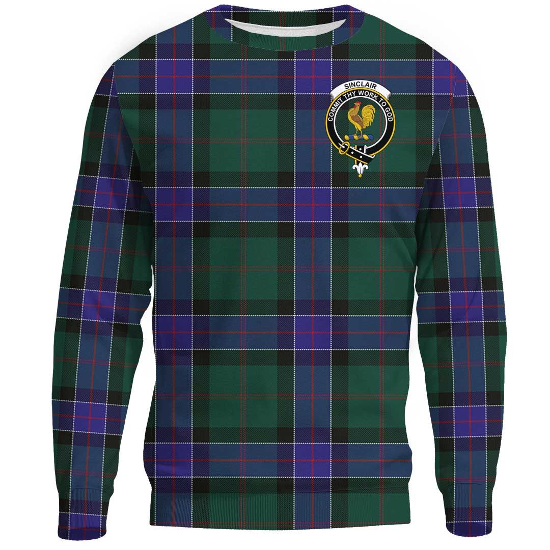 Sinclair Hunting Modern Tartan Crest Sweatshirt