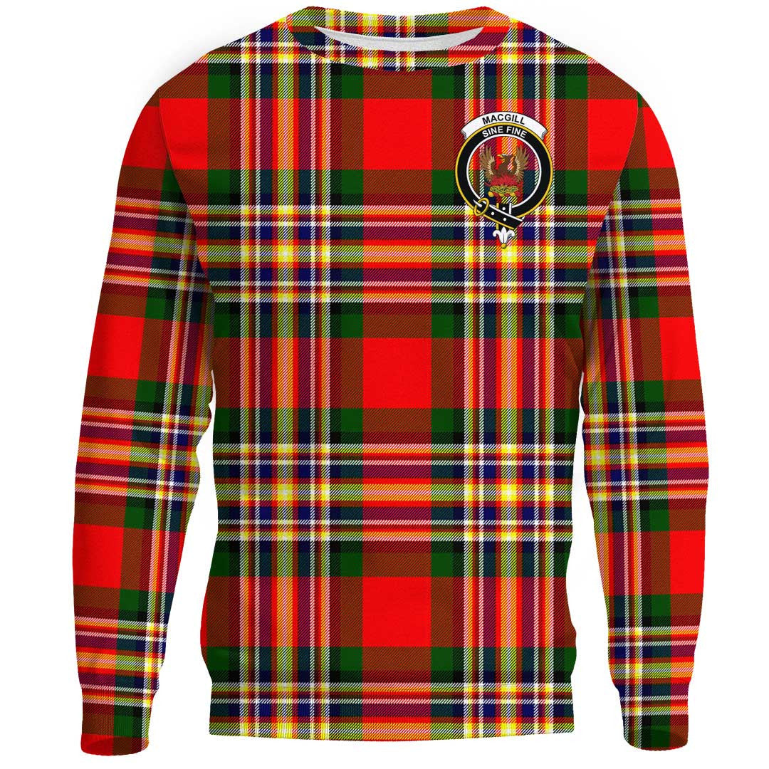 MacGill Modern Tartan Crest Sweatshirt