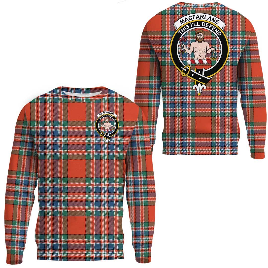 MacFarlane Ancient Tartan Crest Sweatshirt