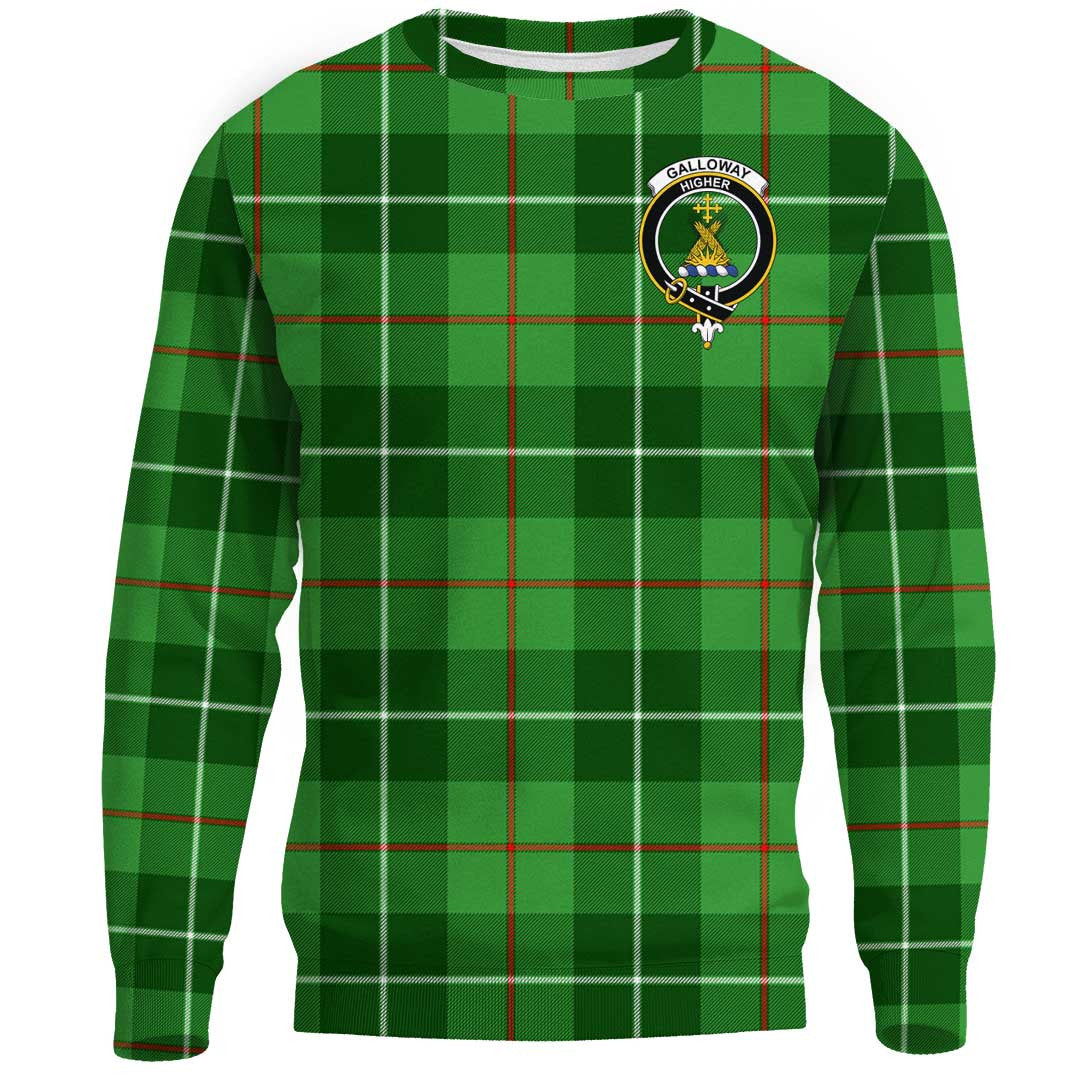 Galloway District Tartan Crest Sweatshirt