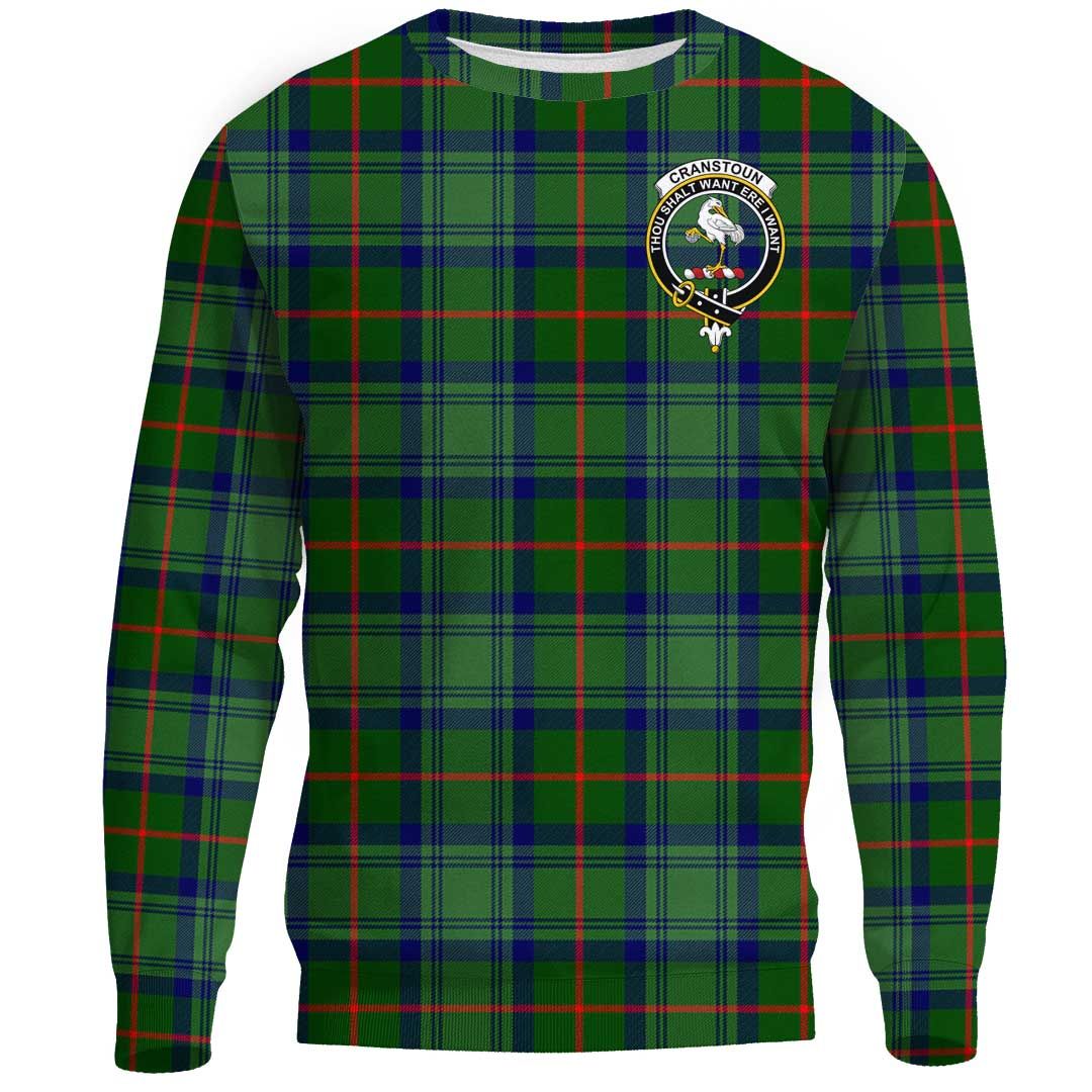 Cranstoun Tartan Crest Sweatshirt