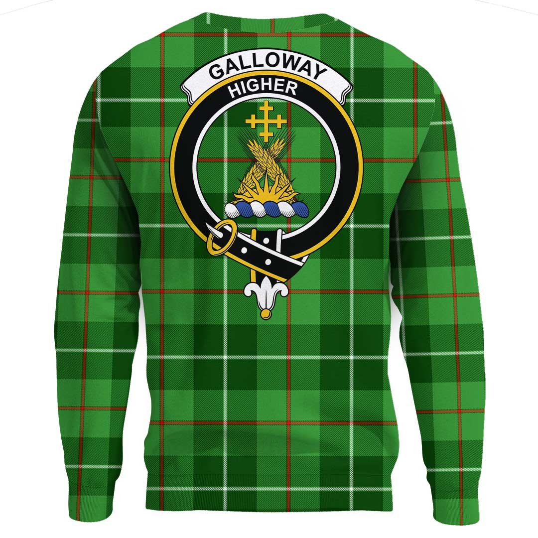 Galloway District Tartan Crest Sweatshirt