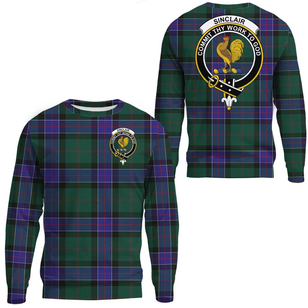 Sinclair Hunting Modern Tartan Crest Sweatshirt