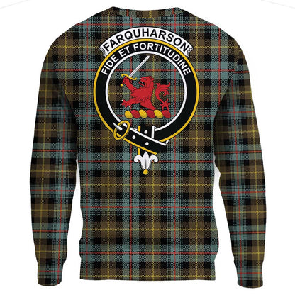 Farquharson Weathered Tartan Crest Sweatshirt