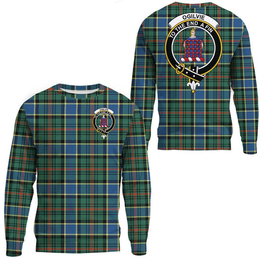 Ogilvie Hunting Modern Tartan Crest Sweatshirt