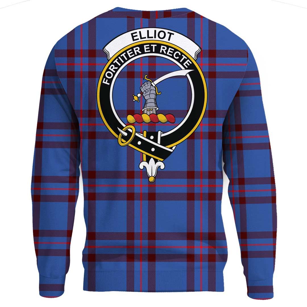 Elliot Modern Tartan Crest Sweatshirt