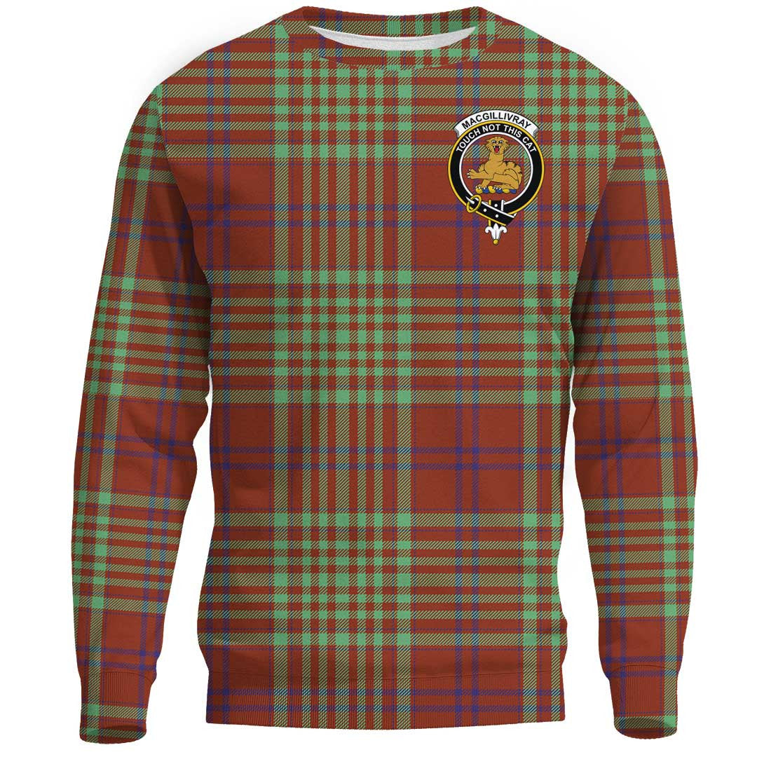 MacGillivray Hunting Ancient Tartan Crest Sweatshirt