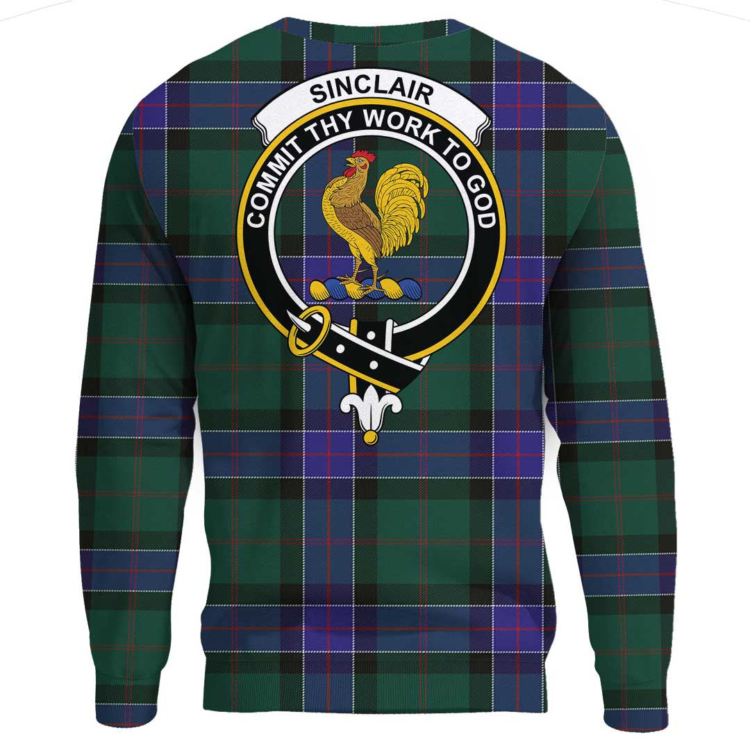 Sinclair Hunting Modern Tartan Crest Sweatshirt