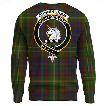 Cunningham Hunting Modern Tartan Crest Sweatshirt