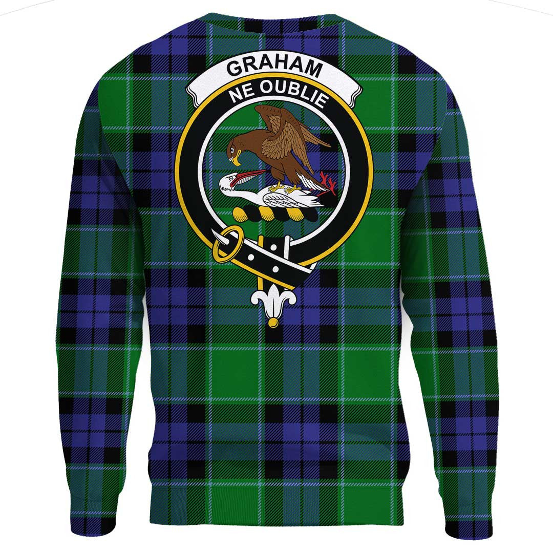 Graham of Menteith Modern Tartan Crest Sweatshirt