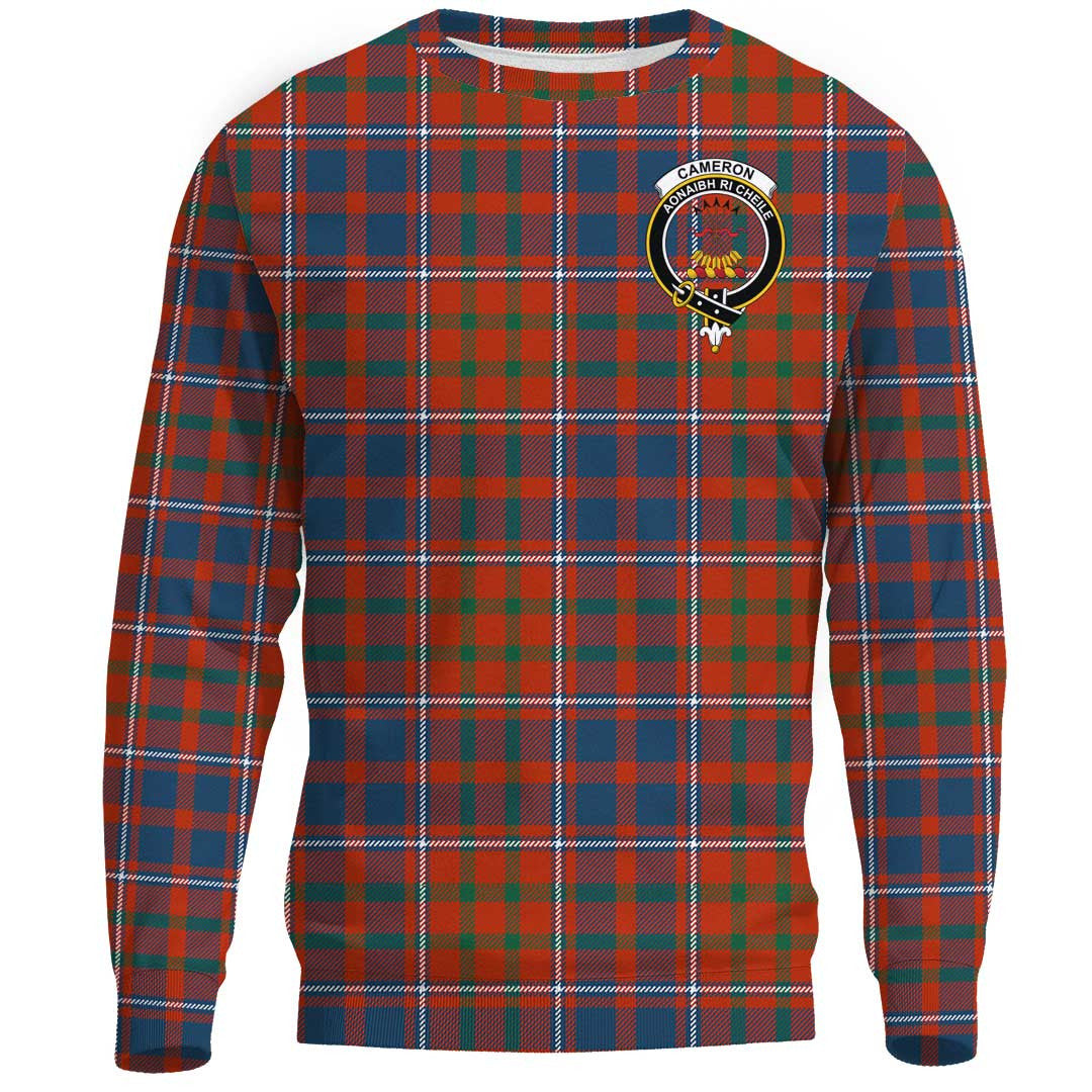 Cameron of Lochiel Ancient Tartan Crest Sweatshirt