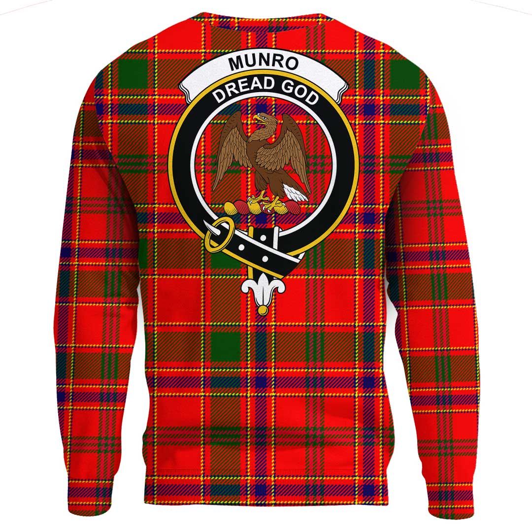 Munro Modern Tartan Crest Sweatshirt