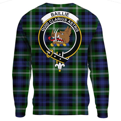 Baillie Modern Tartan Crest Sweatshirt