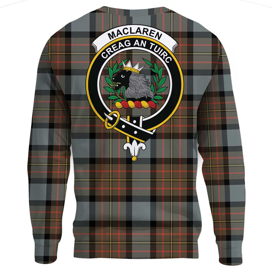 MacLaren Weathered Tartan Crest Sweatshirt