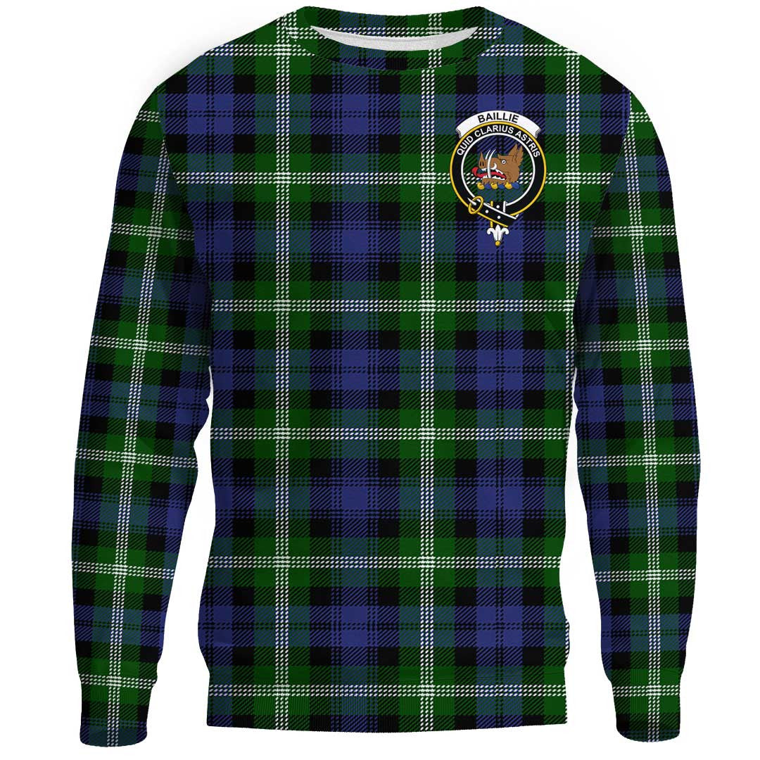 Baillie Modern Tartan Crest Sweatshirt