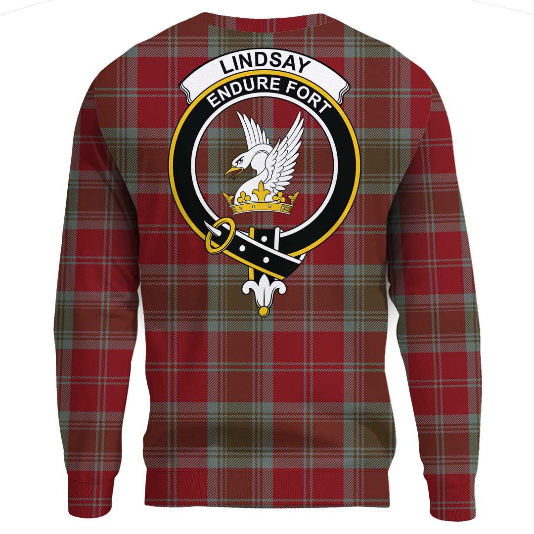 Lindsay Weathered Tartan Crest Sweatshirt