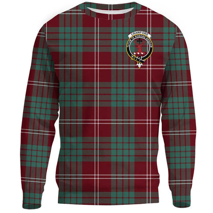 Crawford Modern Tartan Crest Sweatshirt