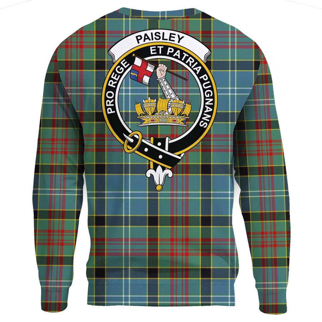 Paisley District Tartan Crest Sweatshirt