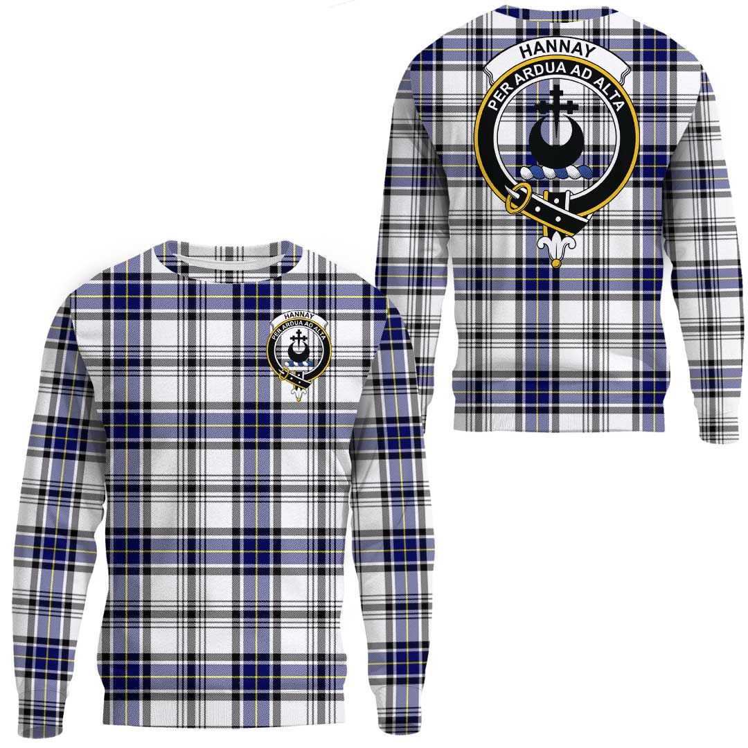 Hannay Modern Tartan Crest Sweatshirt