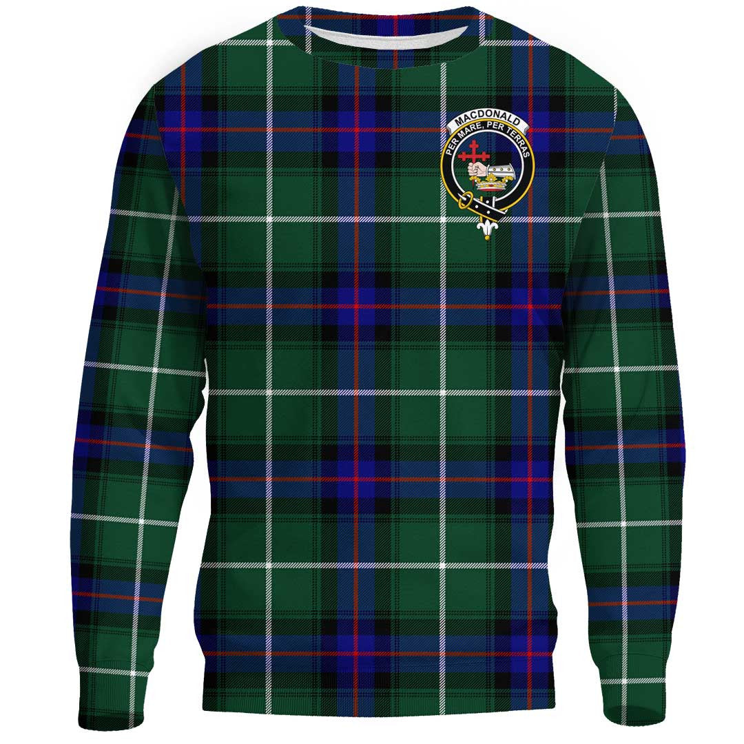 MacDonald of the Isles Hunting Modern Tartan Crest Sweatshirt