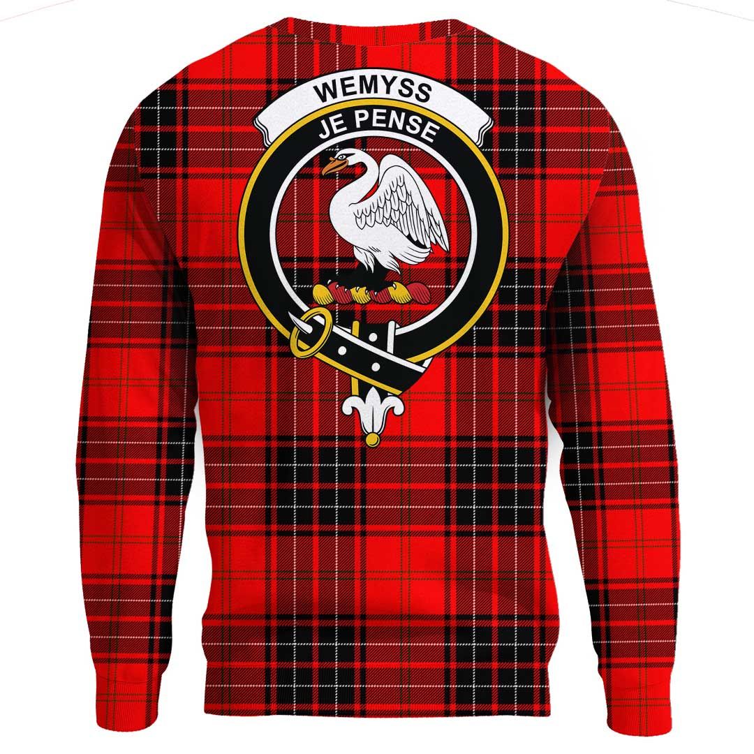 Wemyss Modern Tartan Crest Sweatshirt