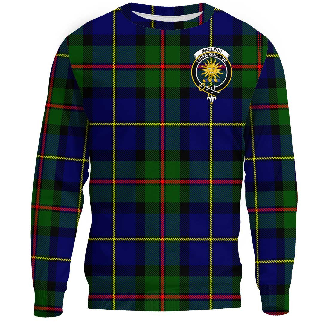 MacLeod of Harris Modern Tartan Crest Sweatshirt