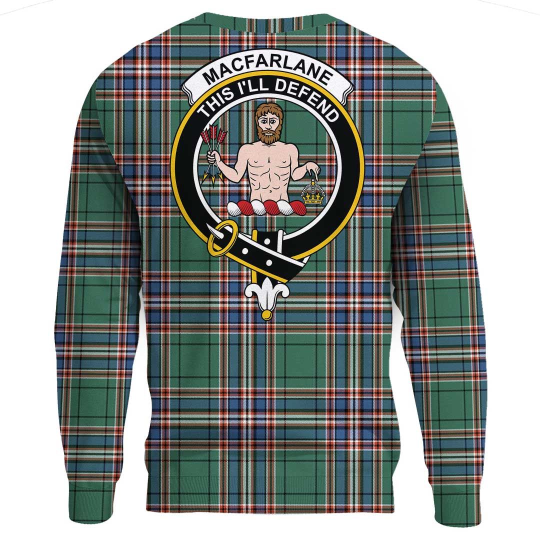 MacFarlane Hunting Ancient Tartan Crest Sweatshirt