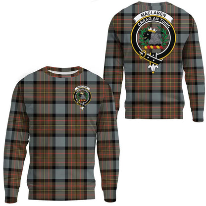 MacLaren Weathered Tartan Crest Sweatshirt