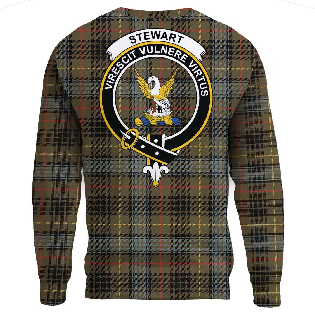 Stewart Hunting Weathered Tartan Crest Sweatshirt
